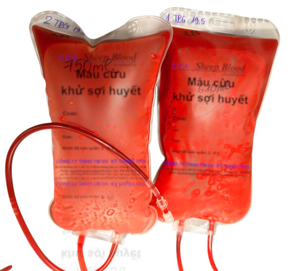 Máu cừu vi sinh 1Lit dạng túi - Hình ảnh 2